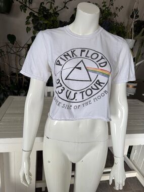 Pink Floyd, Pink Floyd 1973 US tour crop top 1973 dark side of the moon Sm